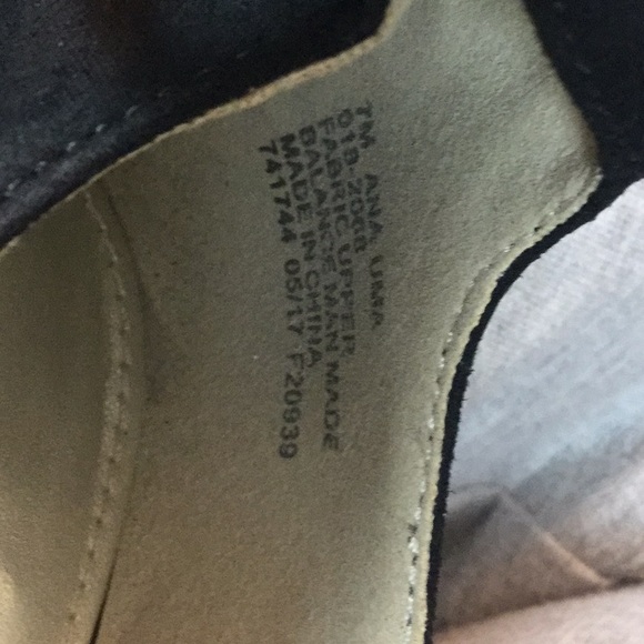 a.n.a Gold Trimmed Black Flats - Picture 7 of 7